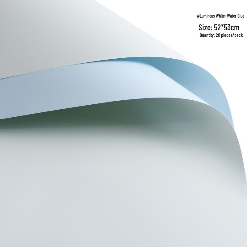 Extra Thick 8.5 Silk HD Morning Mist Matte Waterproof Florist Paper for Fresh Flower Wrapping