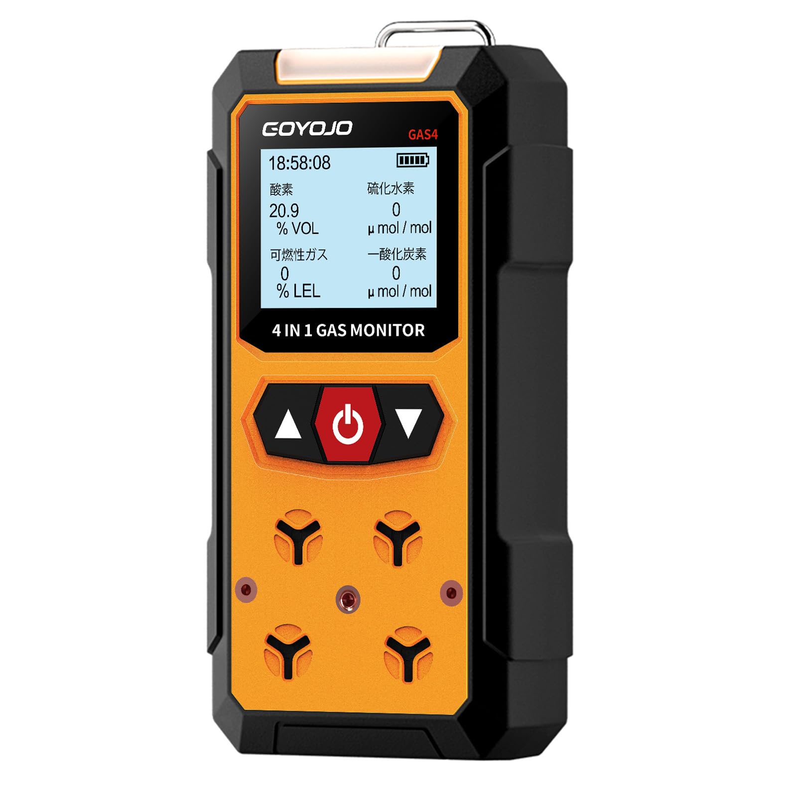 

GOYOJO Combined Gas Meter Carbon Monoxide Checker Japanese Audio Broadcast Carbon Monoxide Alarm Flammable Gas Hydrogen Sulfide Oxygen Loud Sound