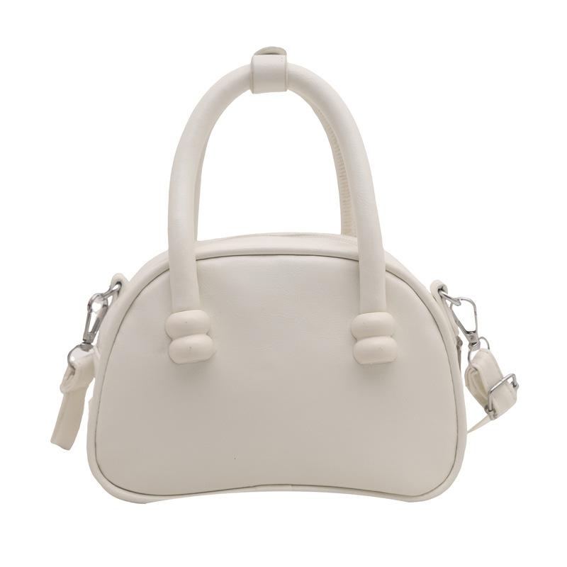 Textured Small Bag 2025 Niche Design Spring New Fashionable Simple Shell Bag Women's Shoulder Messenger Bag