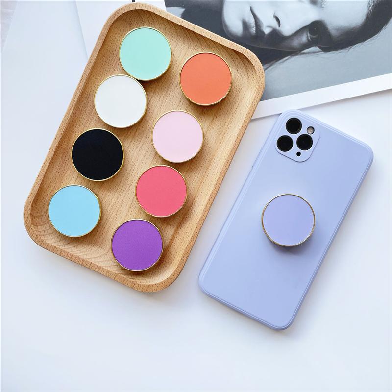 Factory High Quality Phone Holder Custom Logo UV Printing Picture Smart Talk Electroplating Phone Grip Socket