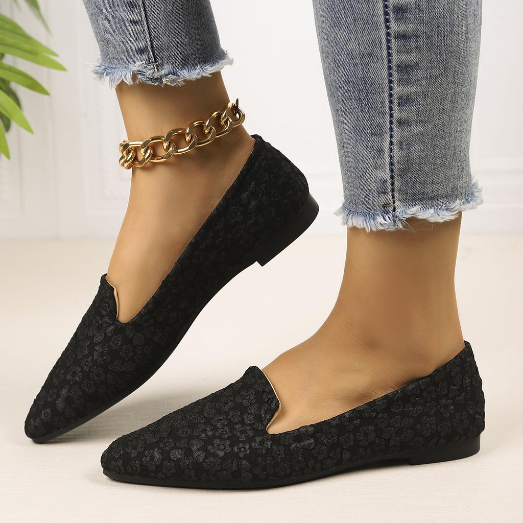 Spring Autumn Women Flat Shoes Comfortable Trend Non-slip Loafers Anti-slip Elegant Slip on Sneakers Zapatos De Mujer