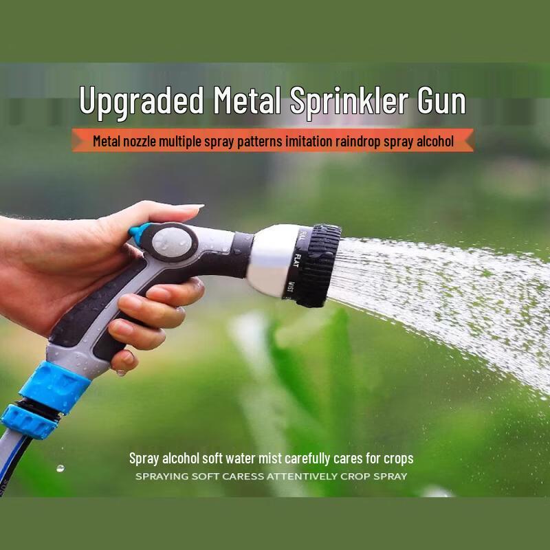15m Blue Garden Hose Reel Kit with Cover