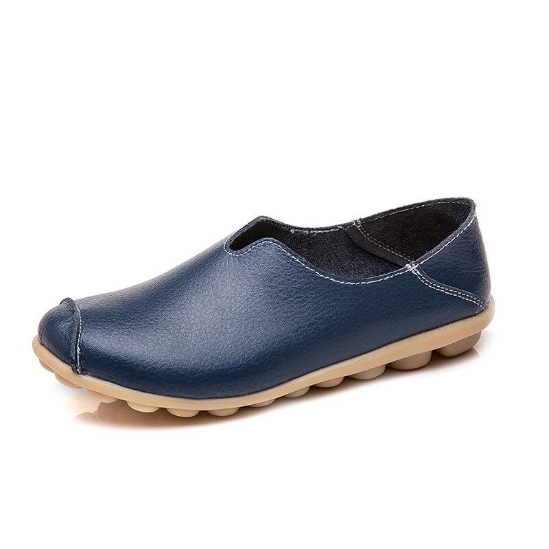 Spring Women's Lace-Up Moccasins: Fashionable Casual Flats in Sizes 35-46