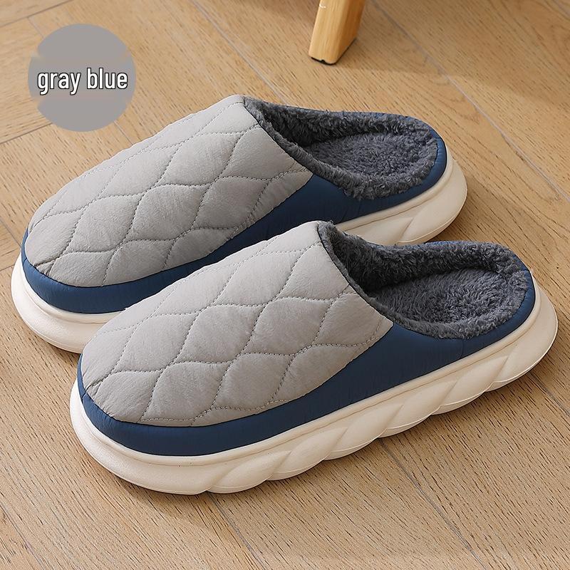 Men s Waterproof Winter Cotton Slippers