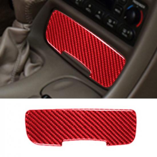 ABS Carbon Fiber Power Outlet Cover Trim Fit For Chevrolet Corvette C5 1998-2004