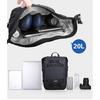 Multifunctional Motorcycle Rear Seat Bag Detachable Zipper Inner Bag Waterproof Hanging Bag Large Capacity Combined Bag 2-in-1/3-in-1/4-in-1