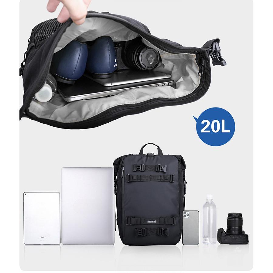 Multifunctional Motorcycle Rear Seat Bag Detachable Zipper Inner Bag Waterproof Hanging Bag Large Capacity Combined Bag 2-in-1/3-in-1/4-in-1