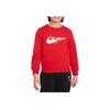 Nike Dragon Dance New Year Collection FW23 Sportswear Club Fleece Logo Round Neck Casual Baby Tops Red HF7125-657