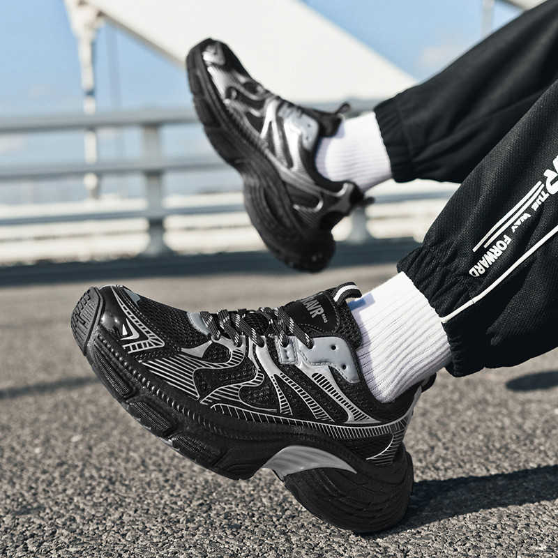 Fashion Camp Round Foot Men's Shoes Size 46 Running Luxury Brand Boots Men's Sneakers 48 Size Sport Twnis Baskette Link Vip Shouse