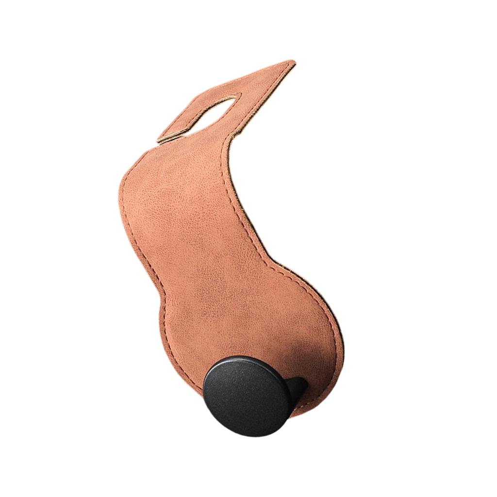 Space Saving Flip Design Car Hook with Metal Core & Velvet Finish Vehicle Headrest Hook for Smooth Interior Styling