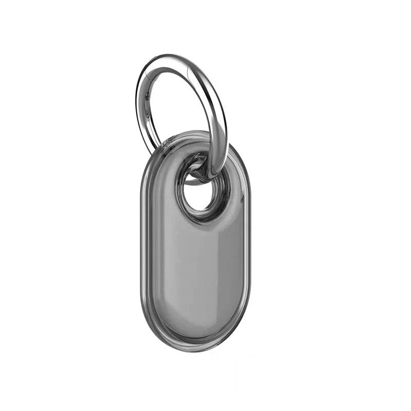 TPU Case Anti-Drop Protective Case with Keychain Anti-Scratch Trackers Holder for Keys Wallet Luggage Pets for Galaxy SmartTag 2