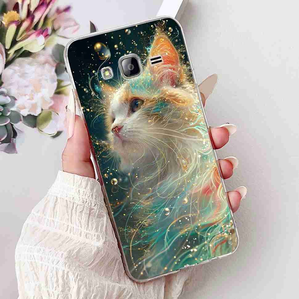 For Samsung Galaxy J5 Case Luxury Painted Cover Soft Slim Phone Case For Samsung J 5 J5 J500Y J500M 2015 Back Cover
