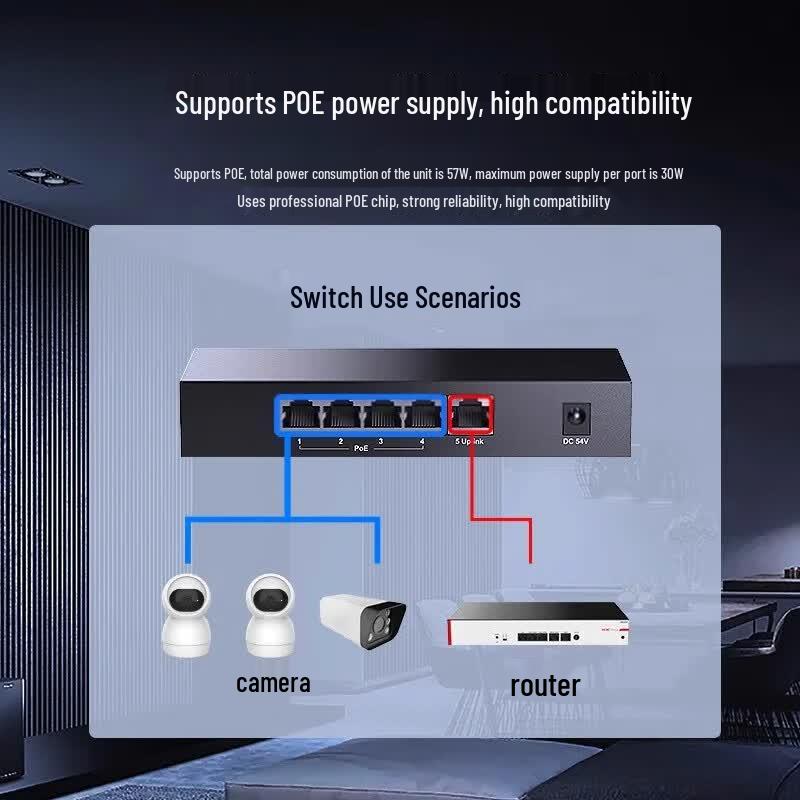 H3C S9G Series Gigabit 8-Port Network Switch