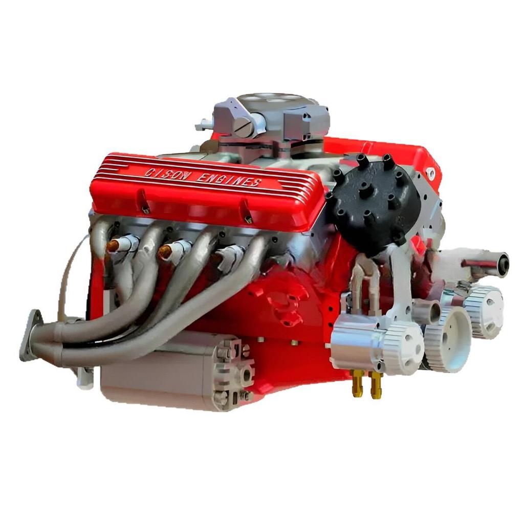 V8 Engine Resin Craft Ornaments: High-End Office Decor
