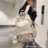 Schoolbag new schoolbag girls reduce burden spine protection large capacity middle school students high school students trendy cool boys backpack