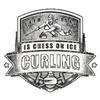 Oversized T Shirt Black Curling Is Chess On Ice Graphic Print Unisex Casual Wear for Everyday and Sport Fans