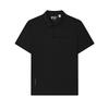 White Cool Breathable Soft Comfortable Business Casual Versatile Simple Short Sleeve Polo Shirt Men Polo Shirts Black F11M523123F-BK