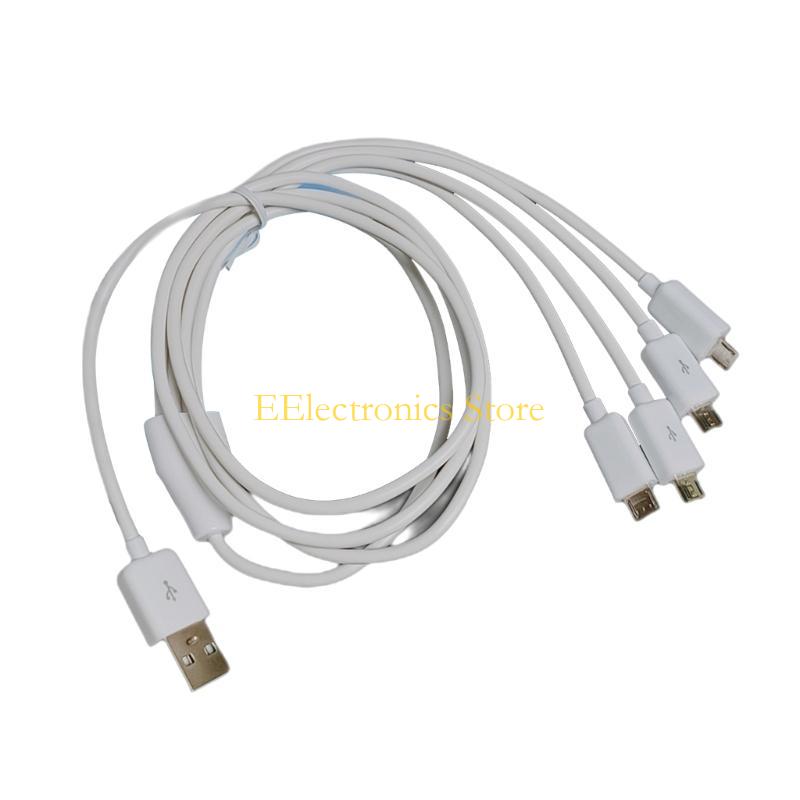 B03C Мульти USB-кабель для зарядки Micro USB 1xUSB Male на 4xMicro USB Male Разветвитель