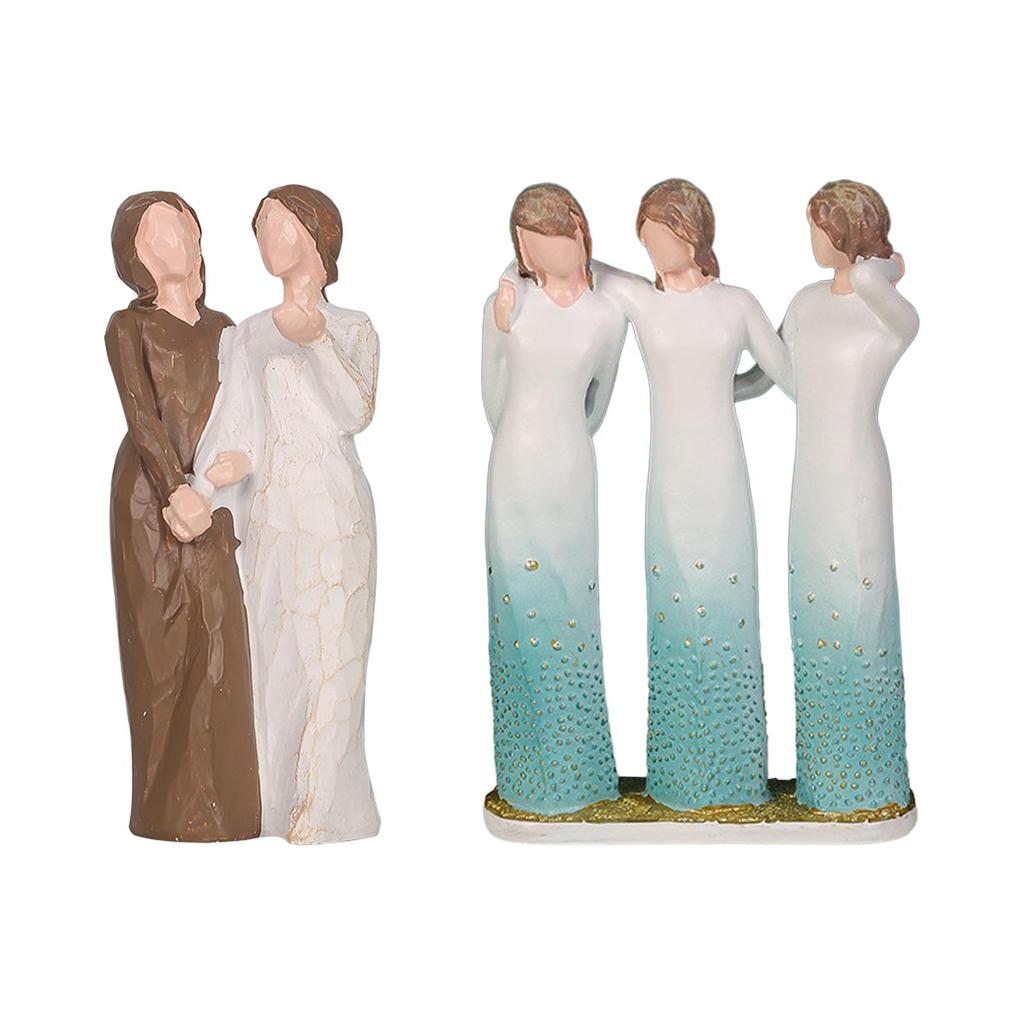 Sister Figurine, Gift for, Women's Collection, Crafts, Table Sculpture As A Centerpiece, Desk, Anniversaries