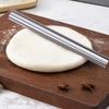 Smooth Surface Stainless Steel Rolling Pin 8/10/12inch Pizza Pastry Roller  Cooking Tool