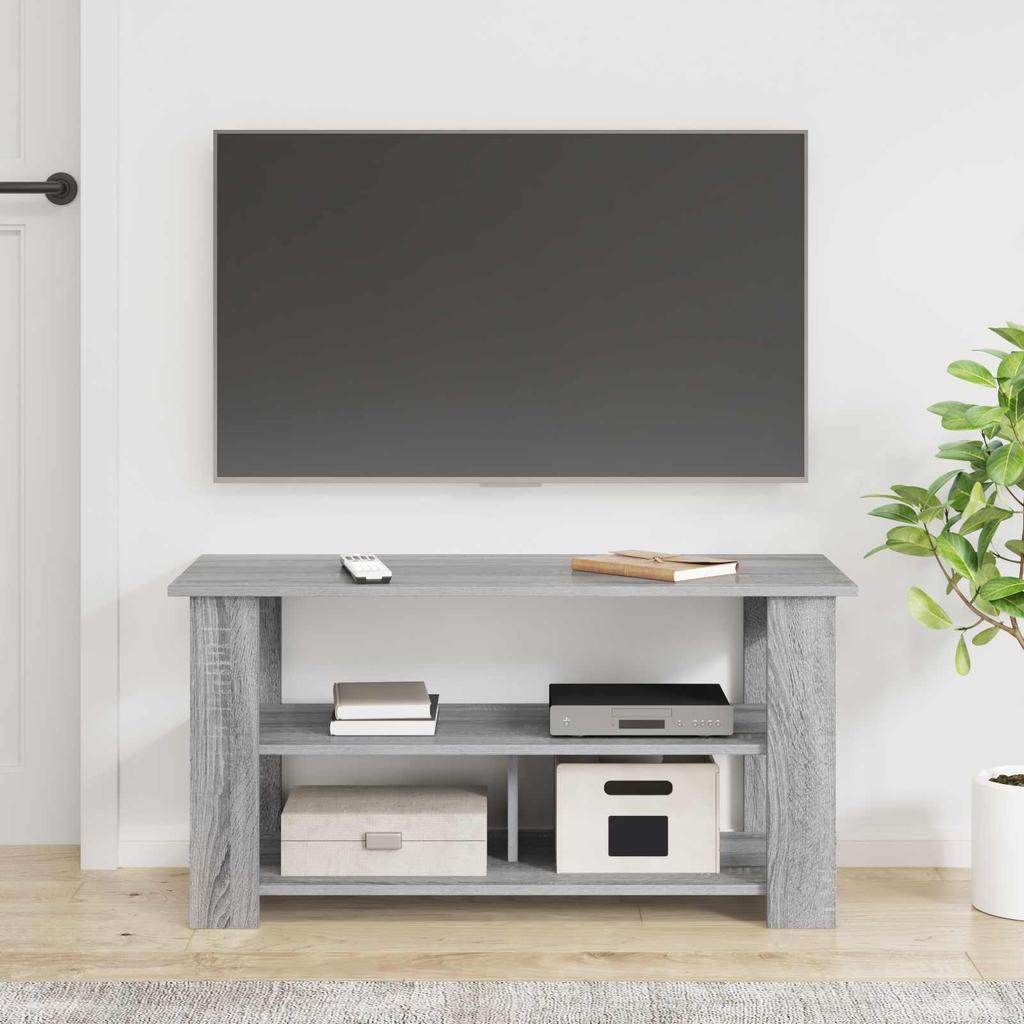 TV Stand Grey Sonoma 100 x 40 x 50 cm