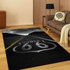 Retro Route76 America Mother Road Sign Carpet Rug for Bedroom Living Room Sofa Playroom Doormat Home Decor,Area Rug Non-slip