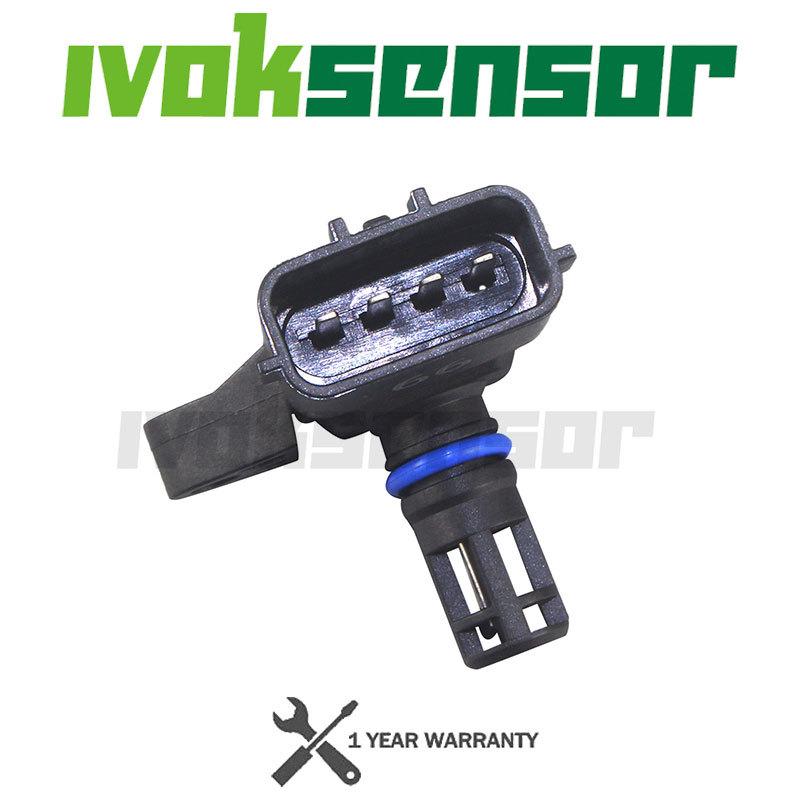 4 BAR 4Bar MAP Manifold Intake Air Pressure Sensor For Peugeot KIA Citroen Hyundai Renault 80018383 5WK96841 2045431 5WY2833A