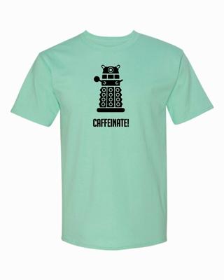 Dalek Caffeinate Unisex T-shirt Great Any Dr Who Fan