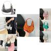 Stylish Minimalist Colorful Crescent Handbag Perfect For Spring And Summer Fashion