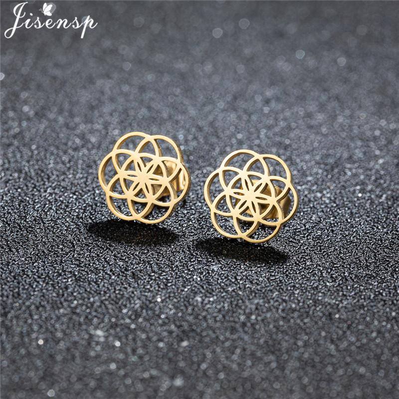Unique Christmas Earring Stainless Steel YES NO Cactus Footprint Music Stud Earrings for Women Tiny Star Boots Jewelry Girl Gift