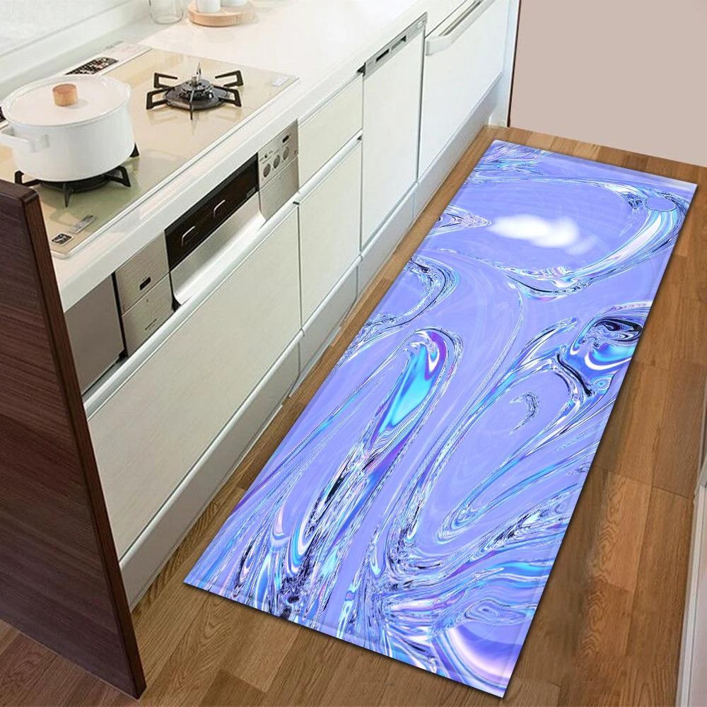 Oil Painting Graffiti Pattern Home Kitchen Floor Mat Door Front Decoration Floor Mat