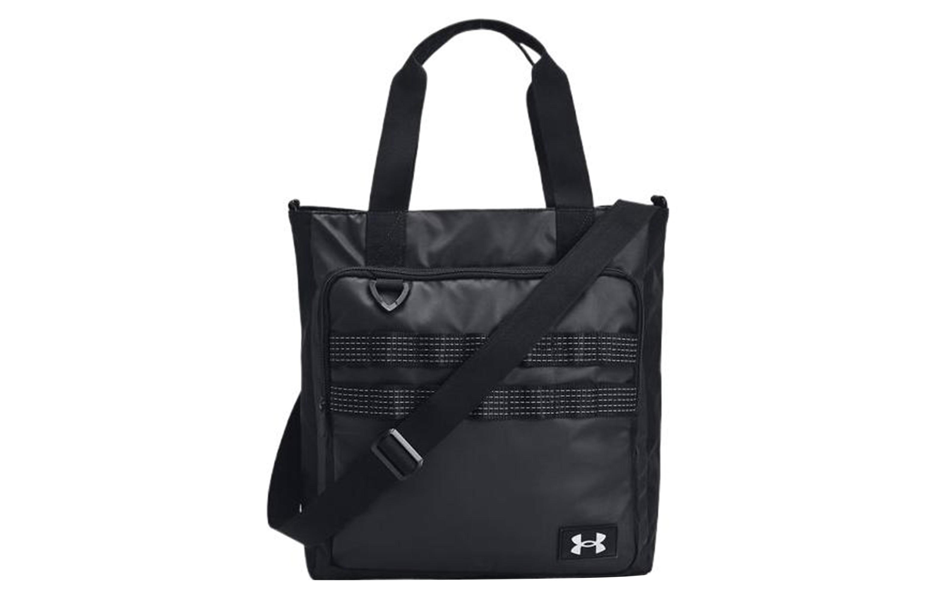 Under Armour Подсумка-тоут из полиэстера, Сумка для покупок, Сумка через плечо, Одноплечевая сумка, Обычная, Унисекс, Черная 1378419-001