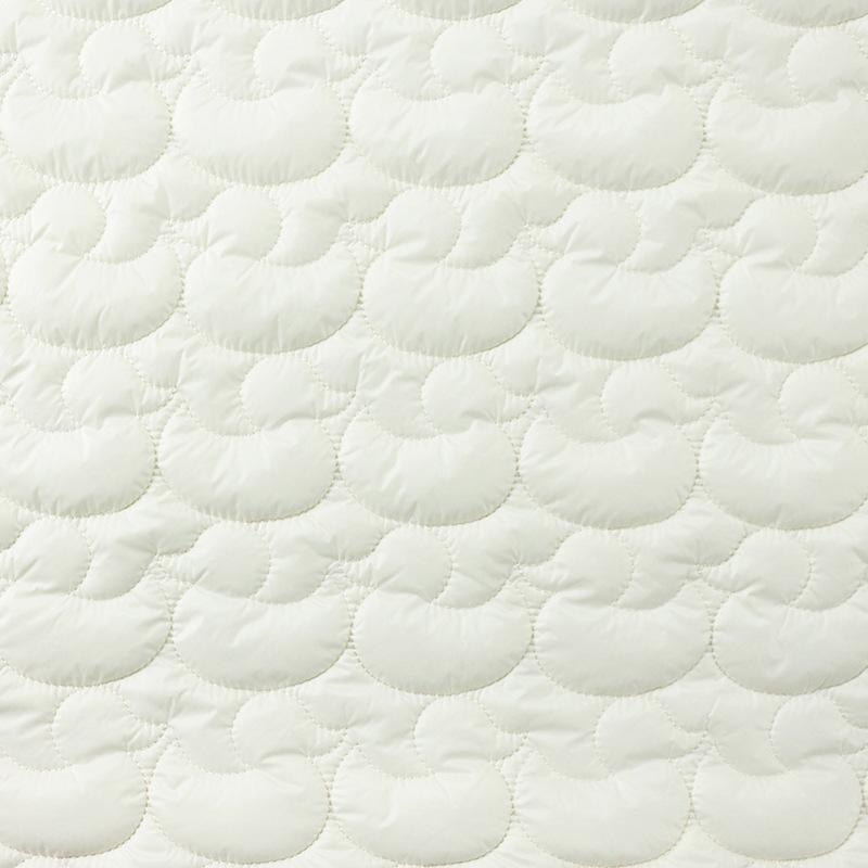 

100x142cm Cotton Quilted Fabric Cute Duck Embroidered Material For Winter Coat Dress Kids Outwear Bags Funny Design 100x142cm белый