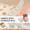 Portable Mini Jewelry Bag Earrings Jewelry Necklace Storage Bag Travel Storage Bag Storage Packaging Box Divided Accessories Bag