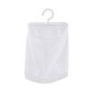 Wall-mounted Clothespin Bag Breathable Washable Laundry Storage Mesh Foldable with Hanger Clothes Pin Holder Travel