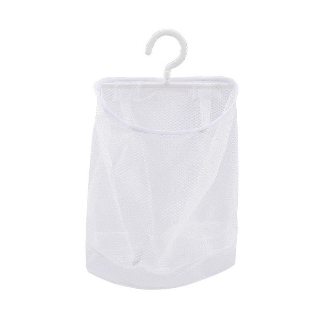 Foldable Clothespin Bag Breathable Hanging Drying Net Bag Laundry Storage Mesh  for Bathroom