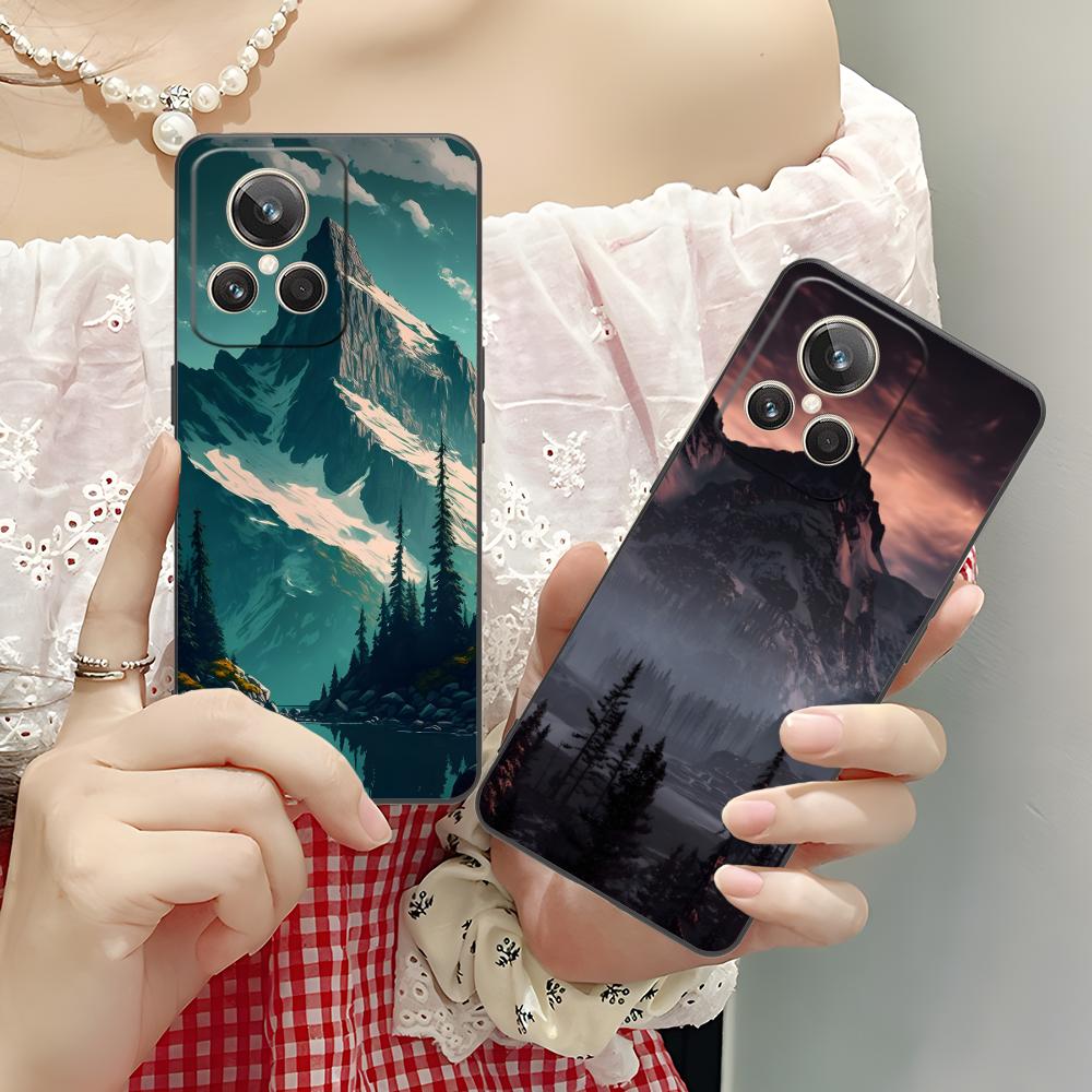 Mountain Forest Mobile Phone Case for Realme GT 8 Neo Pro C75 73 71 C67 65 C55 53 C35 31 C20 15 Colorful Printing Cover Luxury