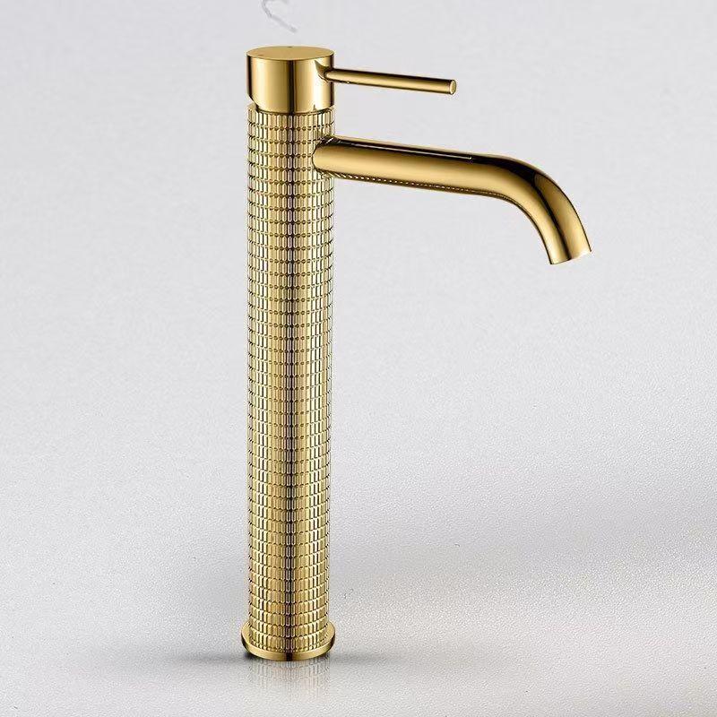 Golden Waterfall Basin Faucet