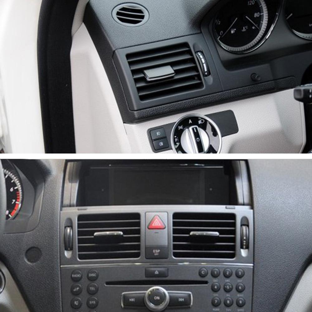 1-3Pcs Black Front Center A/C Air Vent Outlet Tab Clip Repair Kit For Mercedes-Benz W204 C180 C200 C260 GLK300 GLK260
