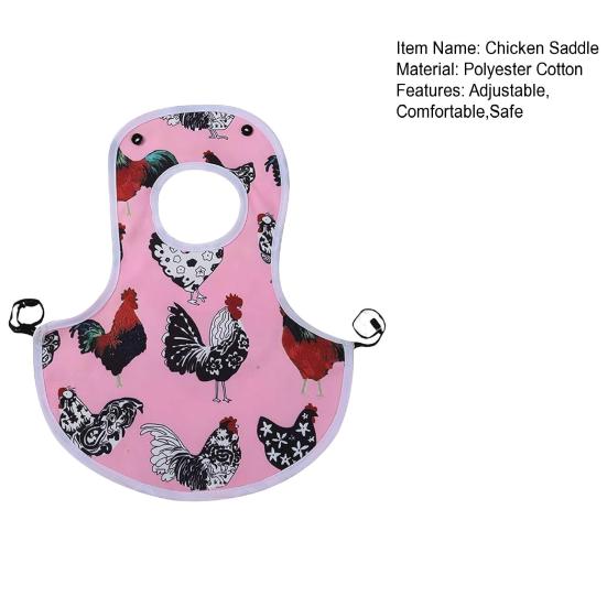 Hühnersattel, Outdoor-Hühnerschürze, Hühnerschutzweste, Jacke, Geflügelflügel-Rückenschutz für Federwachstum