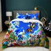 3D NEW Teens The Movie Hedgehogs Boy Bedding Set Anime Digital Cartoon Sonic Duvet Cover Comforter Bed Youth Kids Girl Boys Gift