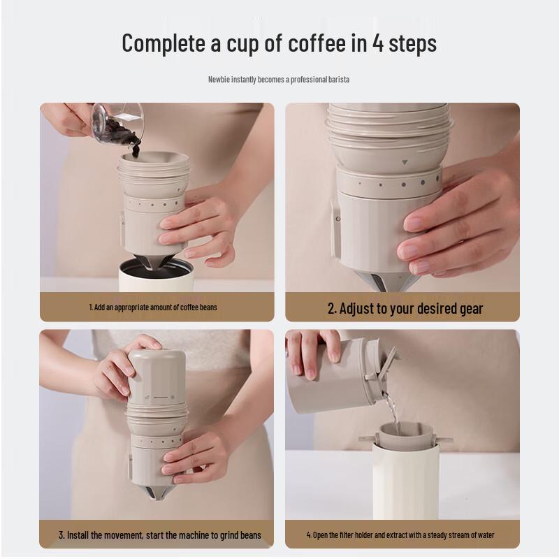 BRUNO Portable Coffee Grinder Mug