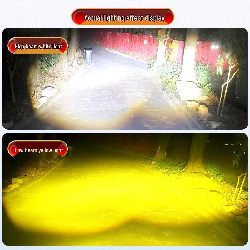 High-Intensity LED Motorcycle & E-Bike Laser Paving Headlight