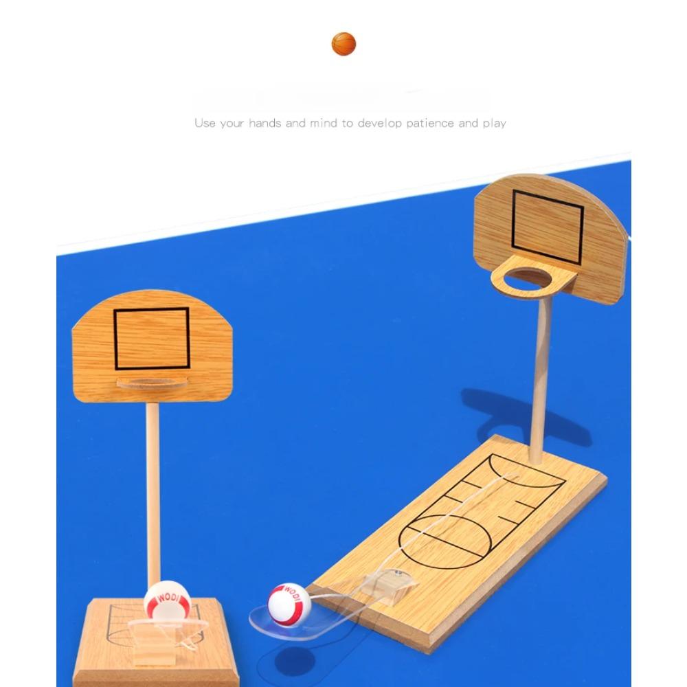 Klassisches Mini Tisch-Basketball Wurfbord Spiel Aktivitätsspielzeug Kinder Holz Tisch-Basketball Wurfwettbewerb