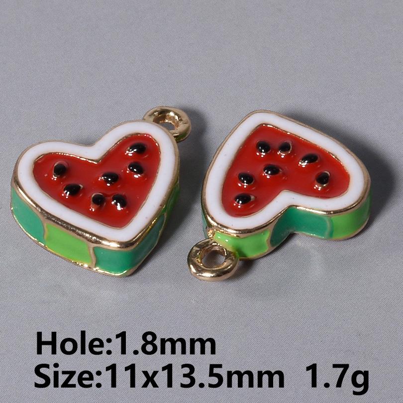 5/15pcs/Lot Cute Girl Pendant Enamel Cherry Rabbit Star Charms For Jewelry Making Supplies 3D Charm In Bulk DIY Earring Keychain