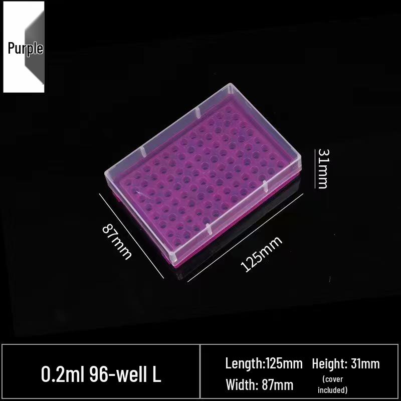 

0.2ml 96-Well Multicolor PCR 8-Strip Tube Box with Custom Logo Printing