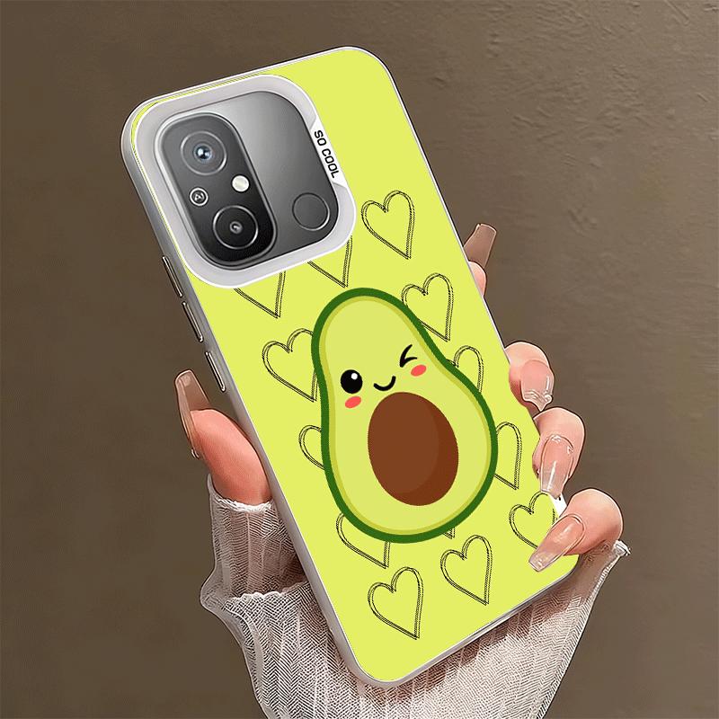 

Cartoon Cute Avocado Soft Phone Case for Xiaomi Redmi 15C 15 14C 13C 12C Poco X5 X6 X7 Pro X3 F8 F7 Ultra M8 13 12 Cover Back Sh Xiaomi Redmi 13C
