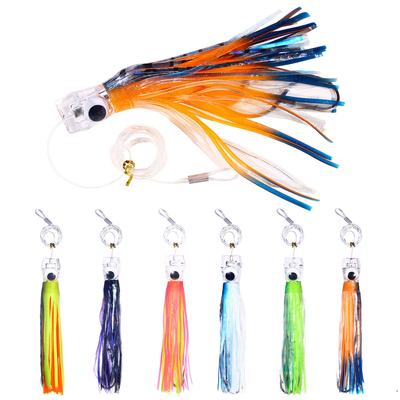 1Pcs Trolling Octopus Sea Fishing Soft Bait 22cm/100g 15cm/65g Tuna Bait Fake Baits Fishing Lures Tools