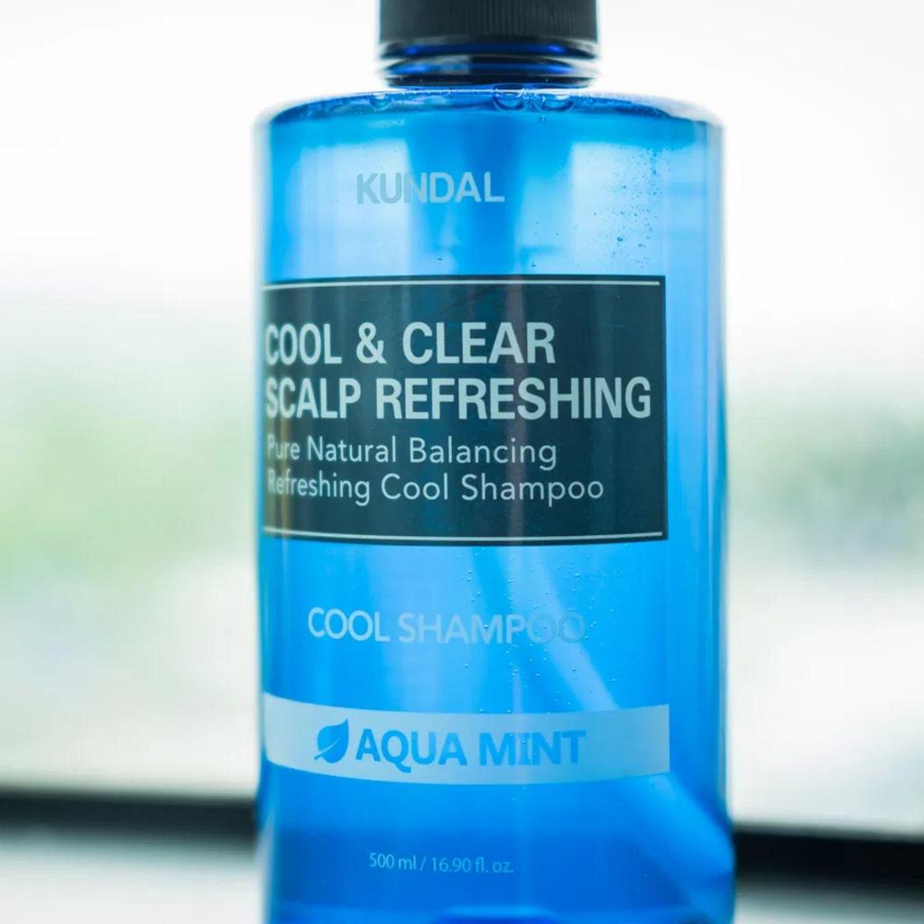 Kundal Cool & Clear Scalp Refreshing Shampoo Aqua Mint Scent 1058ml