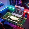 Custom Name Personalized Club Santos Laguna Pattern Mousepad, Laptop PC Desk Mat, Decorative Desk Mat for Home Keyboard Pad Gift